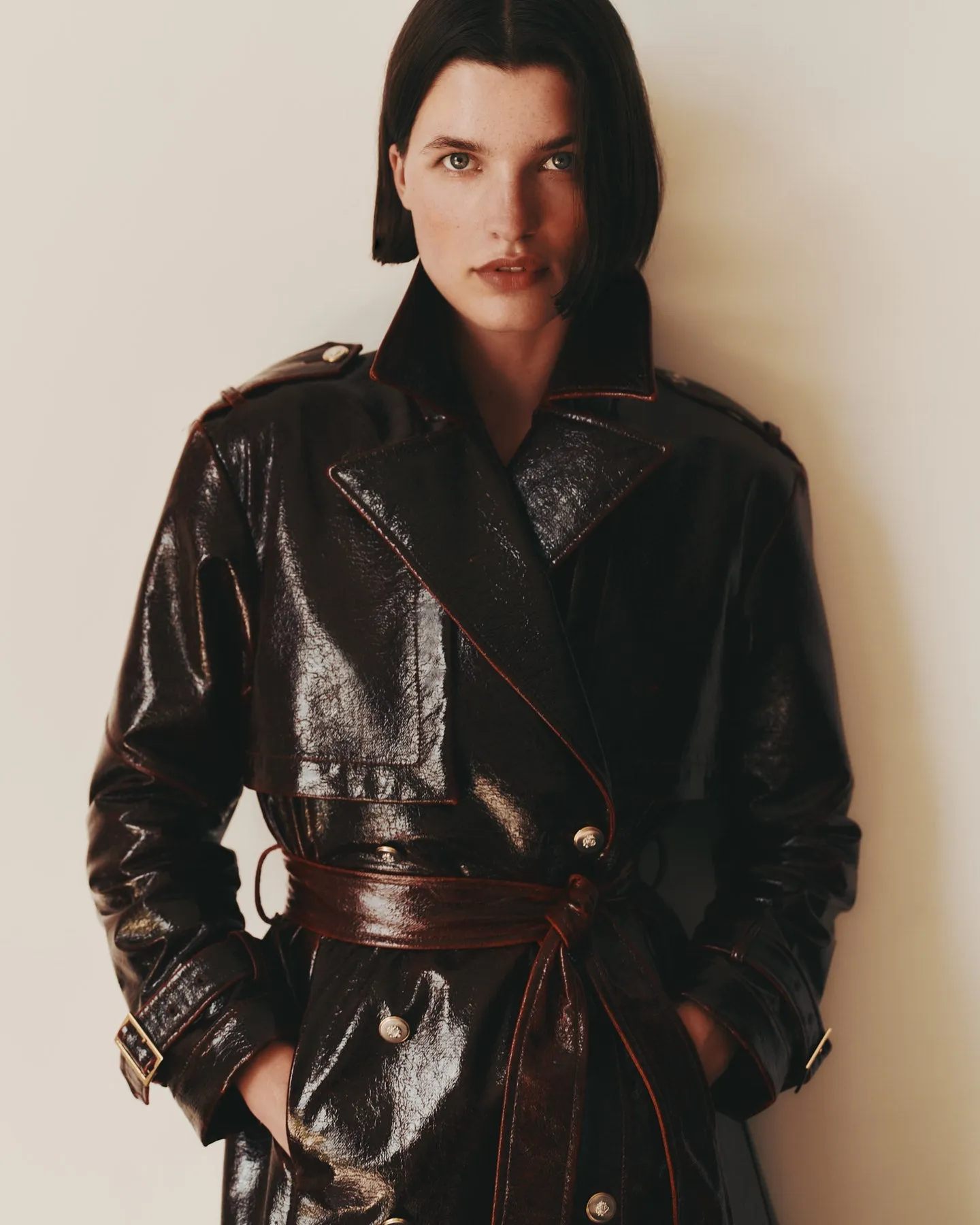 Foreign Affair Jacket in Lacquered Wool sold by TWP CLOTHING product image thumbnail 5