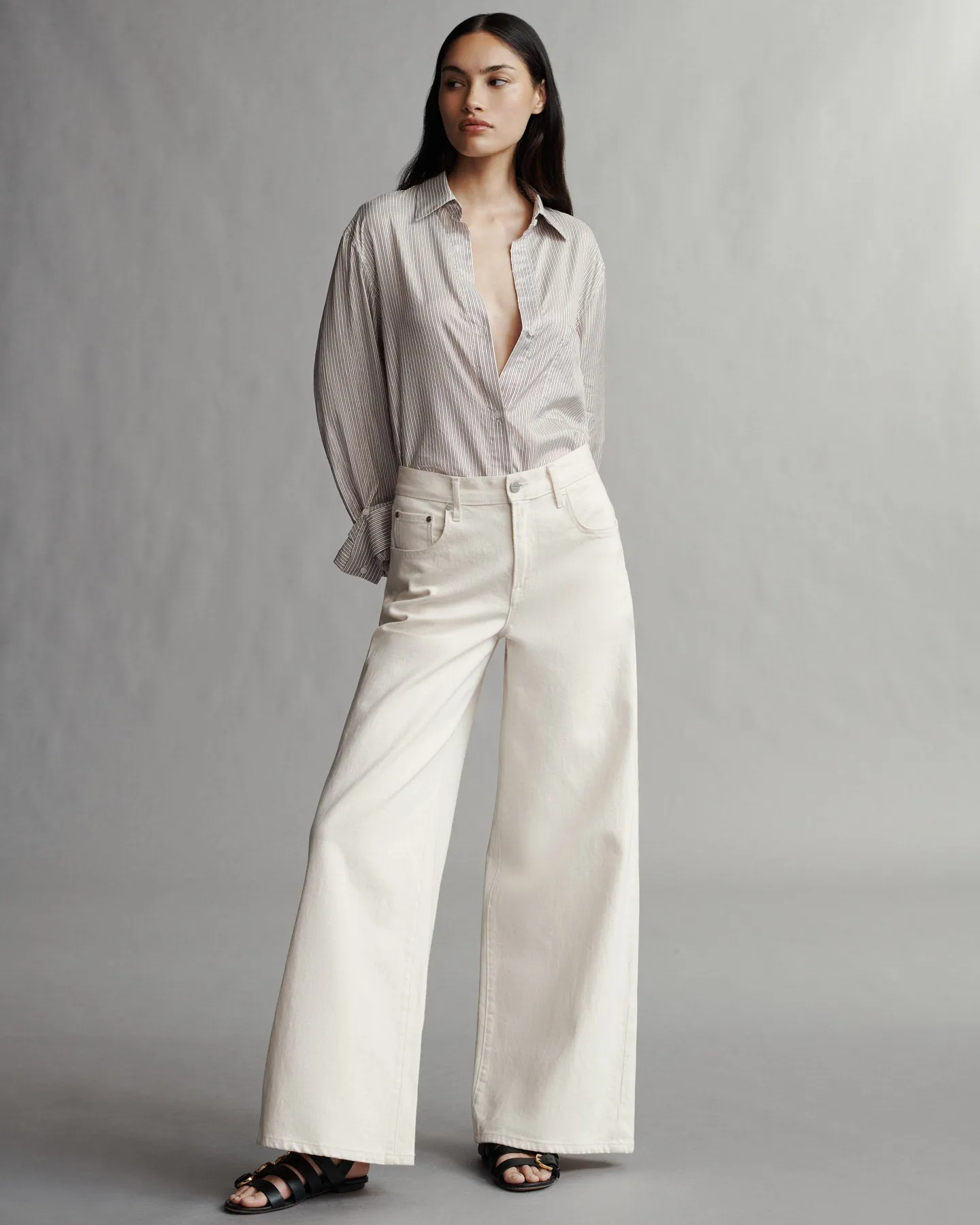 Tiny Dancer Jean in Natural Denim sold by TWP CLOTHING product image thumbnail 3