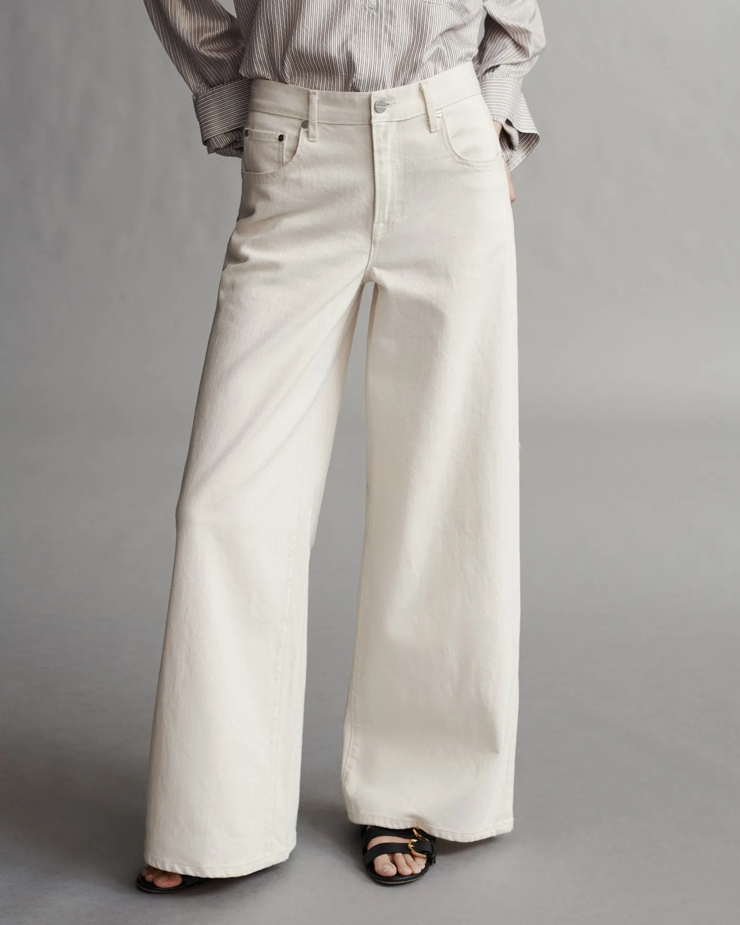 Tiny Dancer Jean in Natural Denim sold by TWP CLOTHING product image thumbnail 2