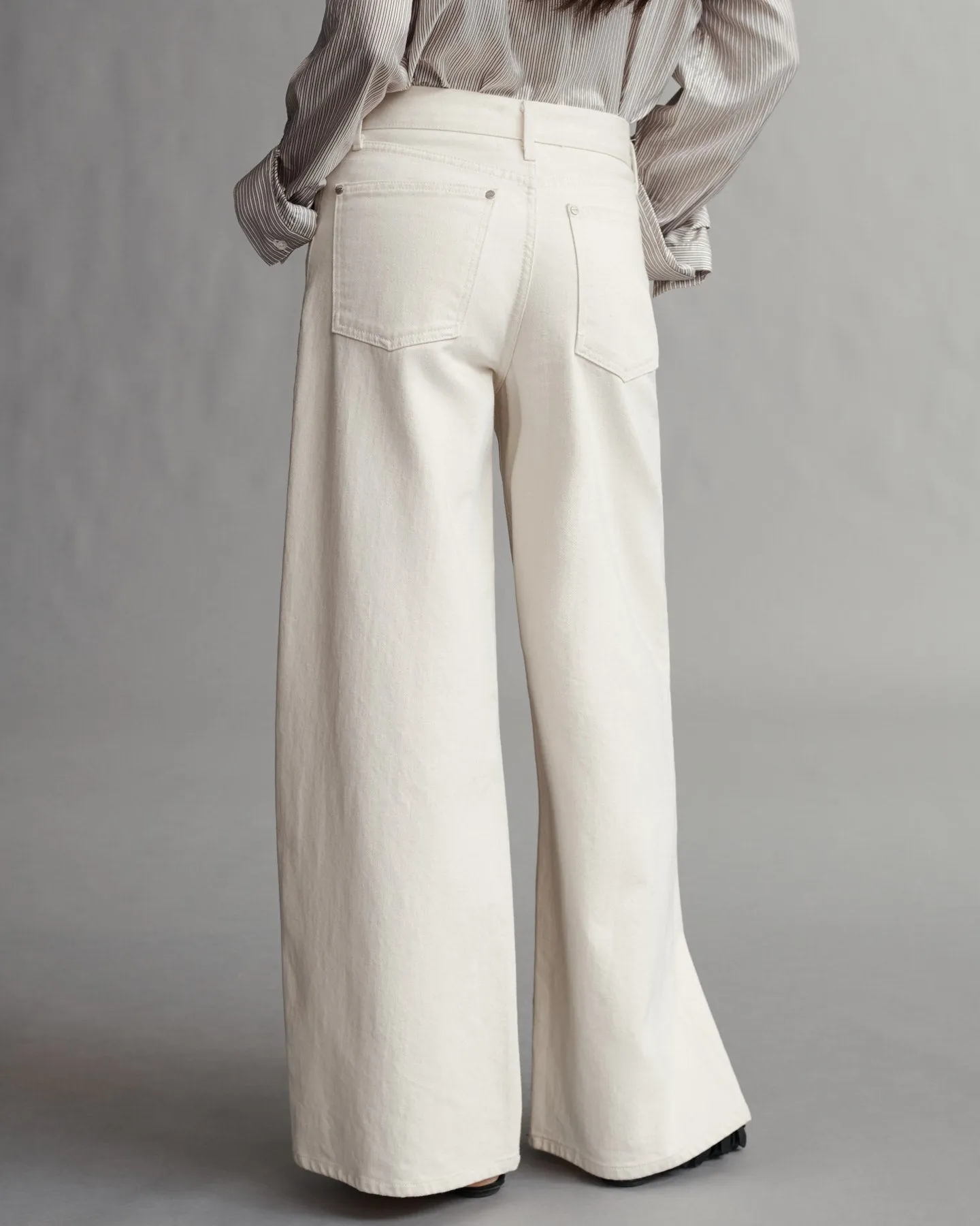 Tiny Dancer Jean in Natural Denim sold by TWP CLOTHING product image thumbnail 4