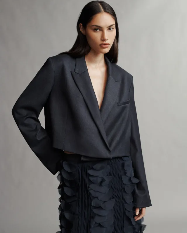 What Once Was Blazer in Chintzed Pinstripe Suiting sold by TWP CLOTHING