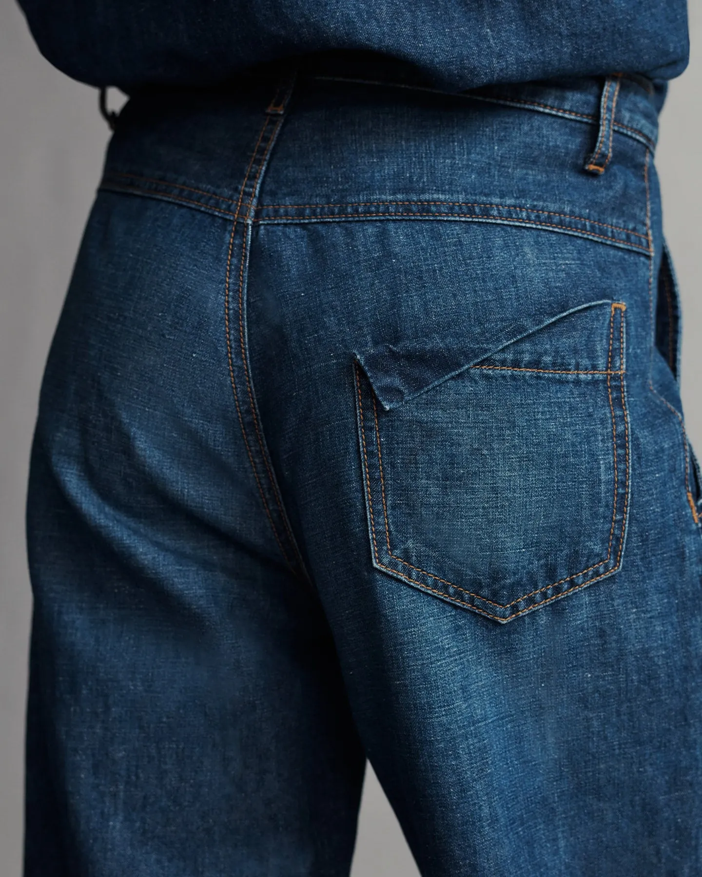 Jetties Beach Pant in Linen Cotton Denim sold by TWP CLOTHING product image thumbnail 5