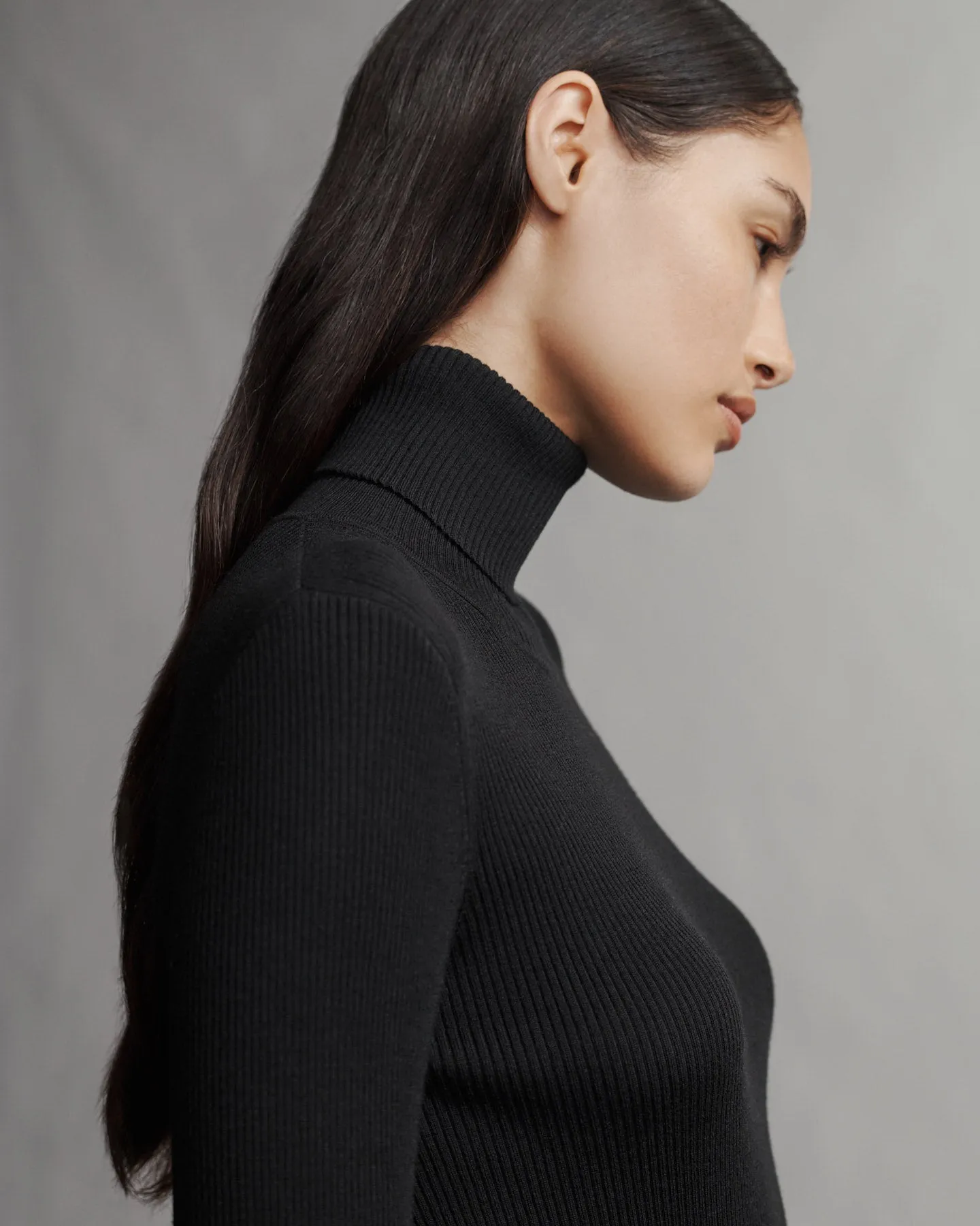 Knit Turtleneck in Merino Wool sold by TWP CLOTHING