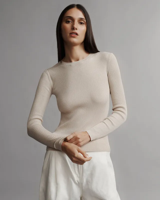 Second skin Top in Cotton Silk sold by TWP CLOTHING