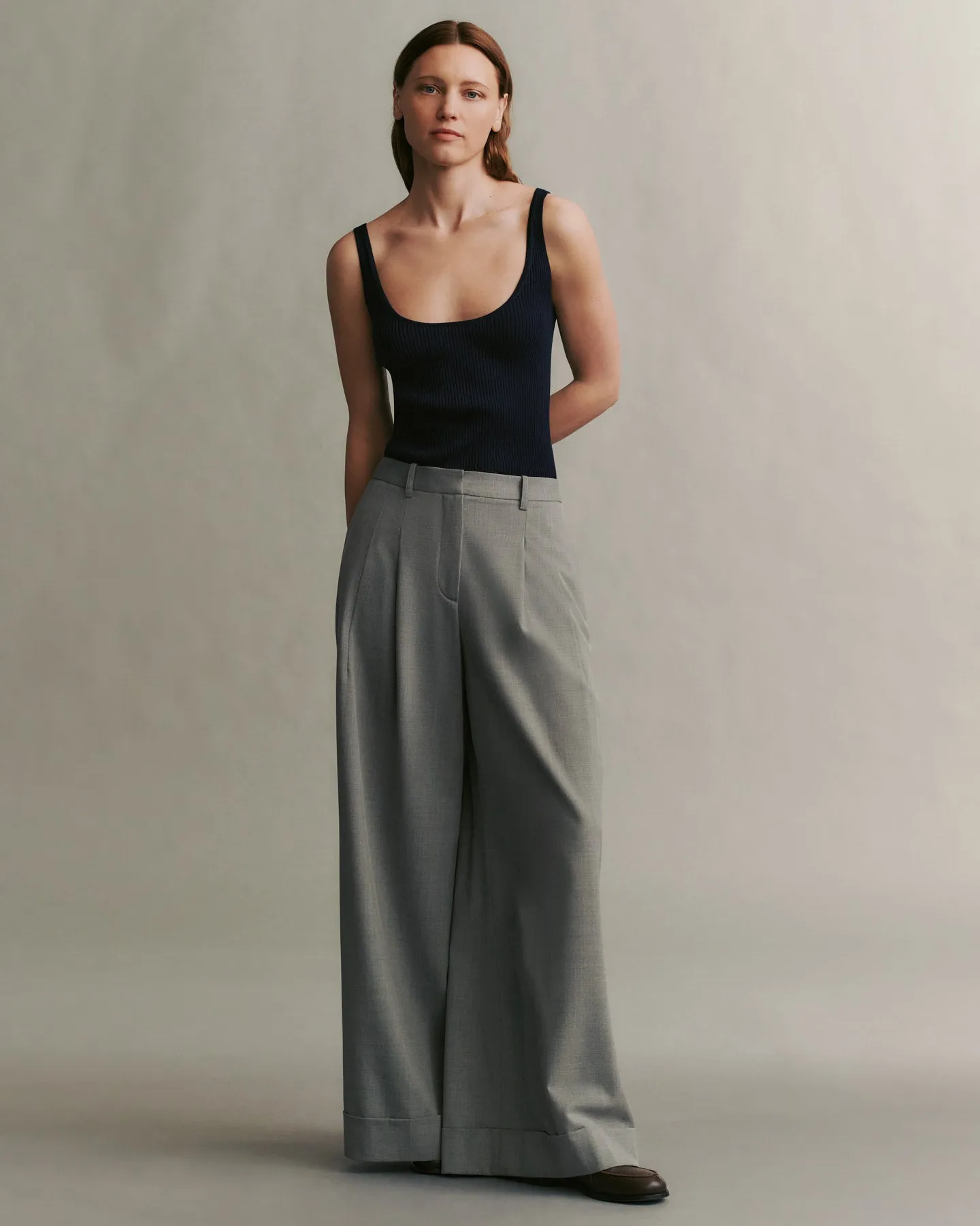 Knit Tank in Cotton Silk sold by TWP CLOTHING product image thumbnail 2