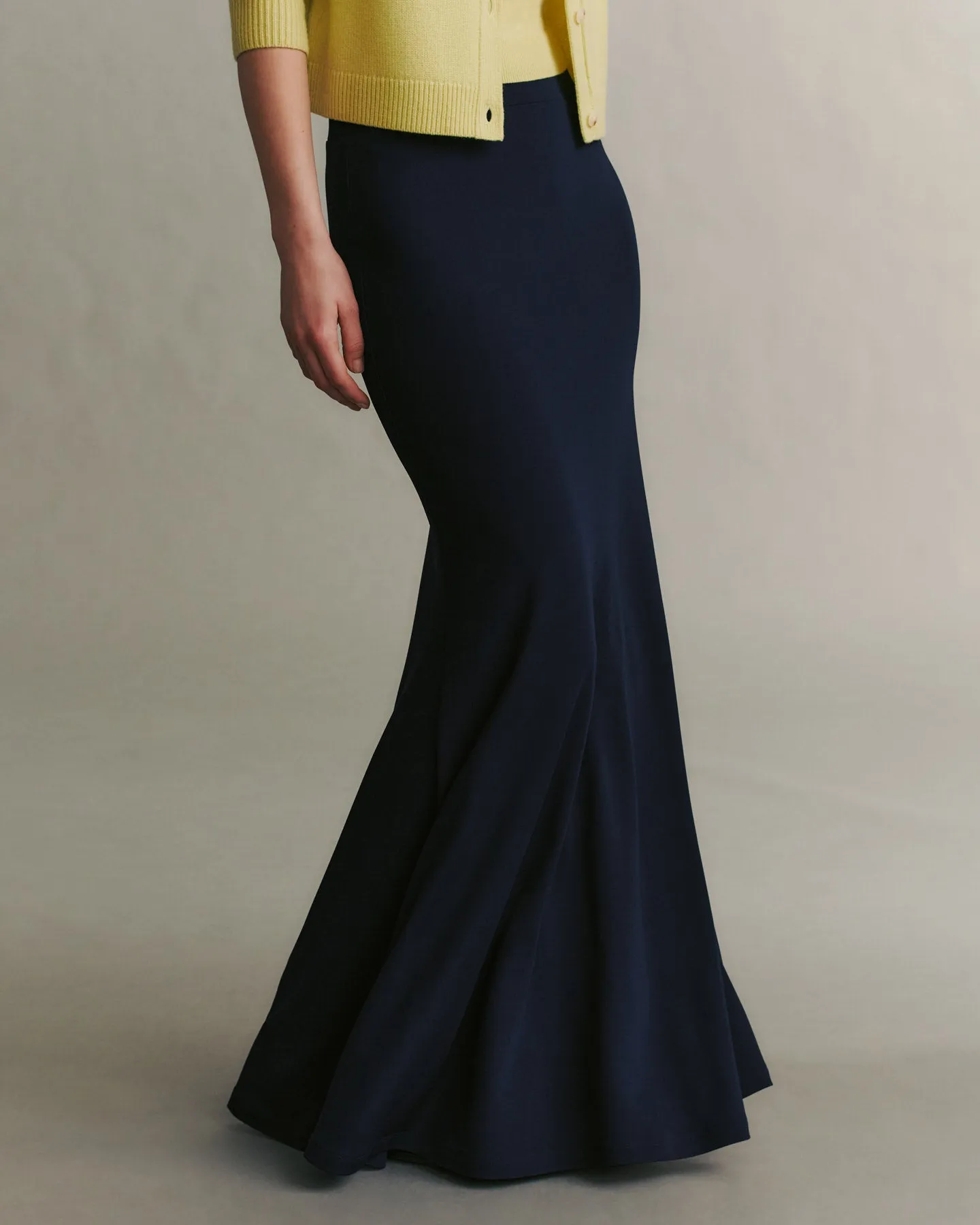 Soho Skirt in Evening Jersey sold by TWP CLOTHING