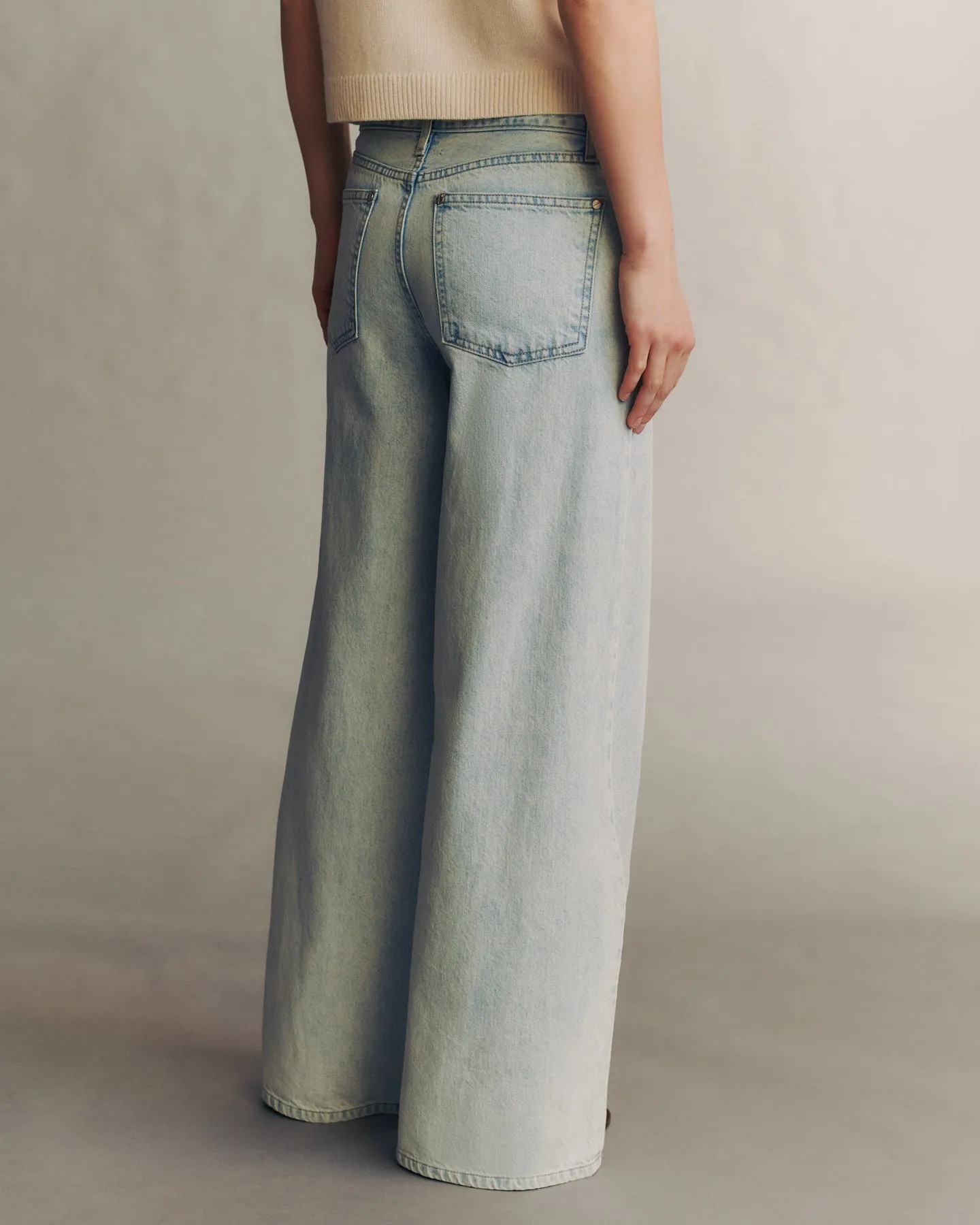 Tiny Dancer Jean in Light Wash Denim sold by TWP CLOTHING product image thumbnail 3