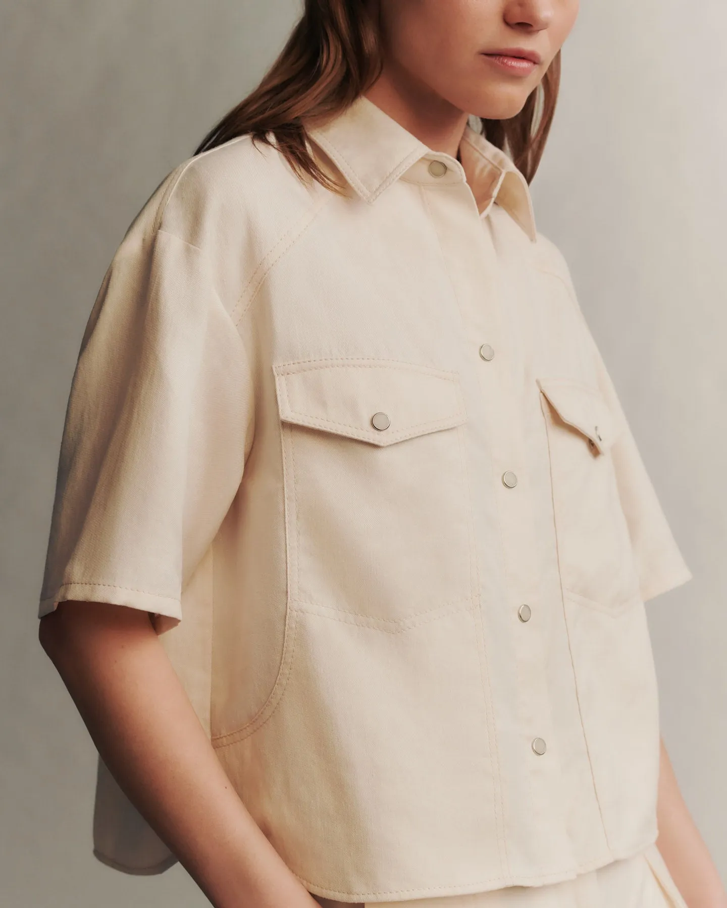 FWB Shirt in Cotton Linen sold by TWP CLOTHING product image thumbnail 3