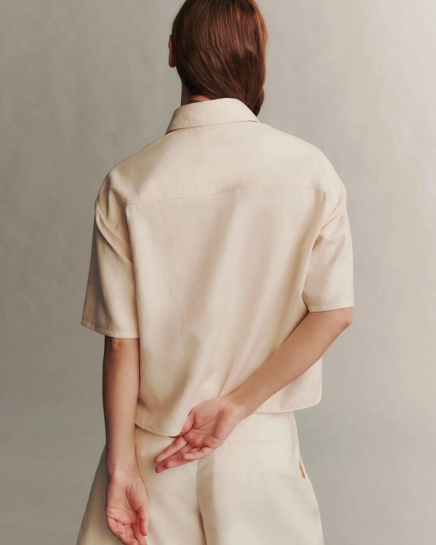 FWB Shirt in Cotton Linen sold by TWP CLOTHING product image thumbnail 5