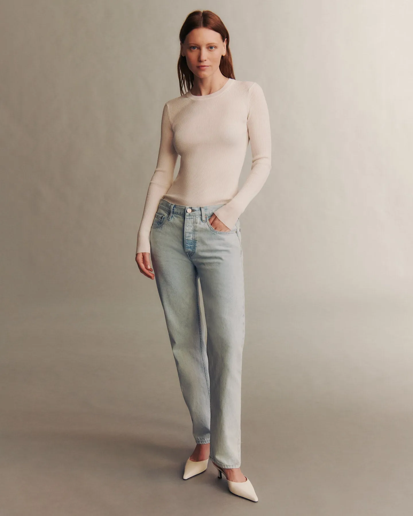 Soda Pop Jean in Light Wash Denim sold by TWP CLOTHING product image thumbnail 2