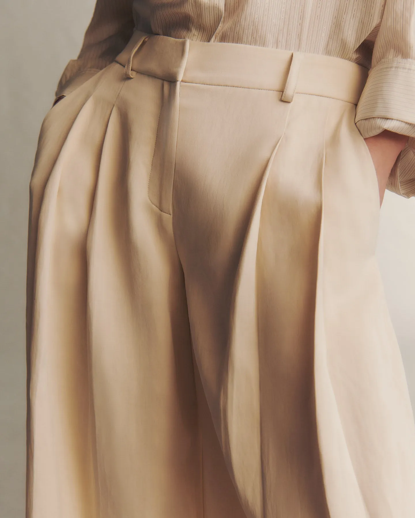 Didi Pant in Coated Viscose Linen sold by TWP CLOTHING product image thumbnail 4