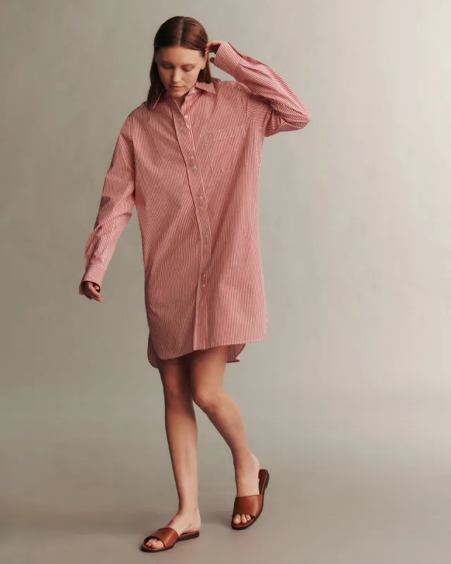 Ma House Dress in Awning Lady Stripe sold by TWP CLOTHING