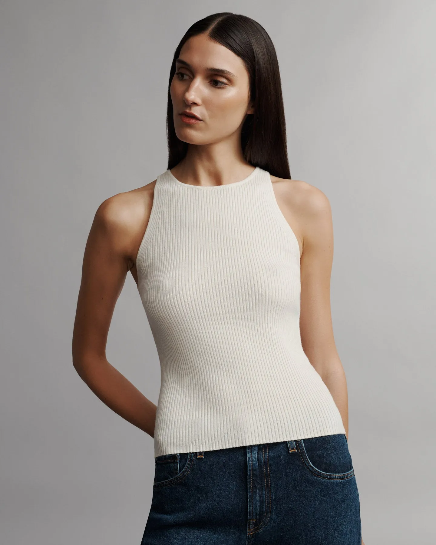Harbor Tank in Cashmere sold by TWP CLOTHING product image thumbnail 2