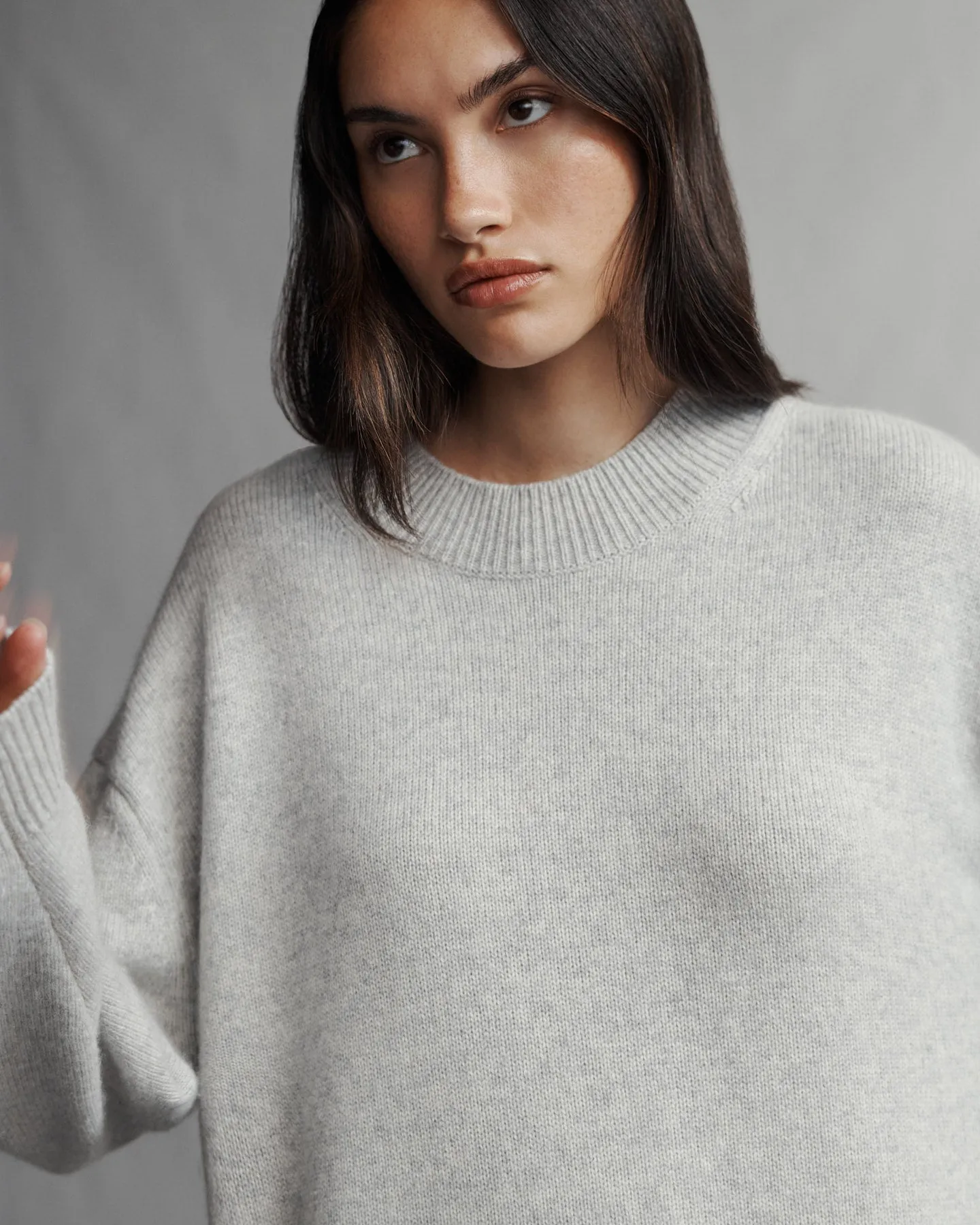 Boy Crewneck in Cashmere sold by TWP CLOTHING