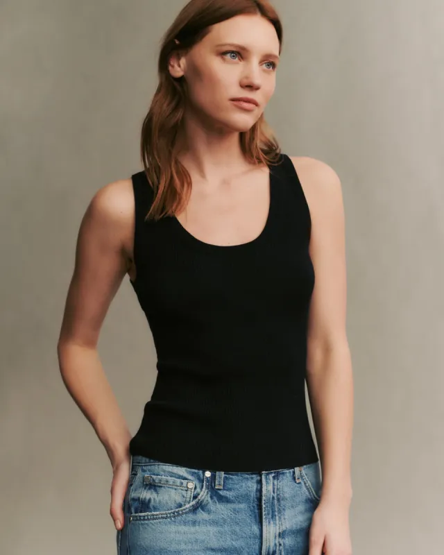 Knit Tank in Merino Wool sold by TWP CLOTHING