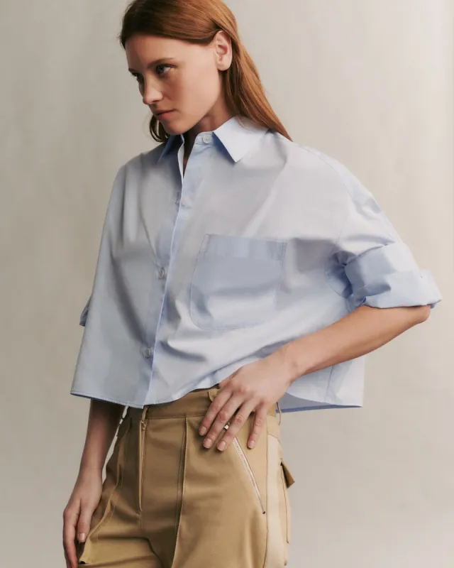 Next Ex shirt in shadow stripe sold by TWP CLOTHING