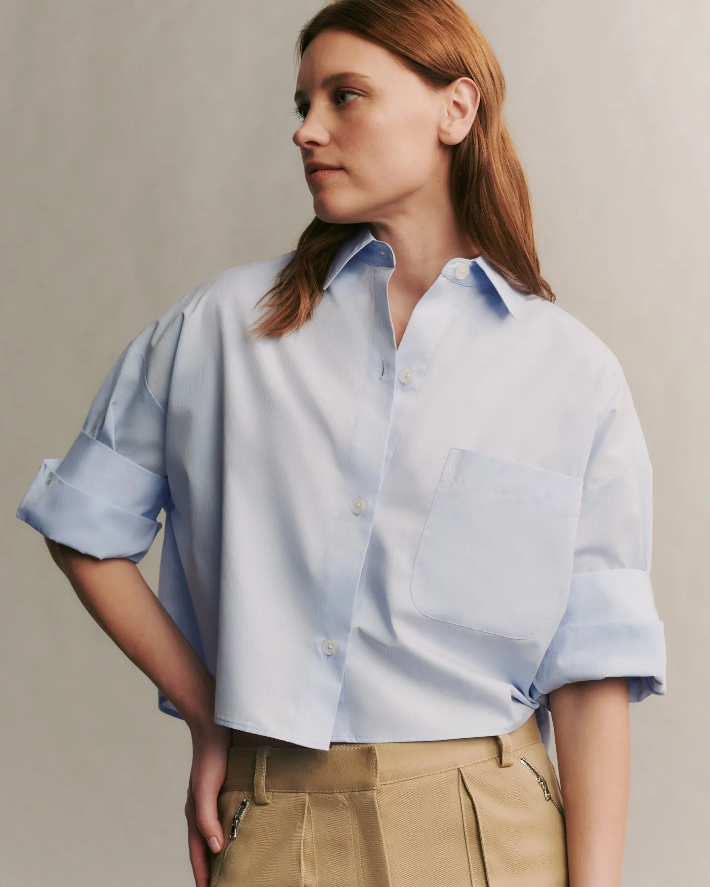 Next Ex shirt in shadow stripe sold by TWP CLOTHING product image thumbnail 2