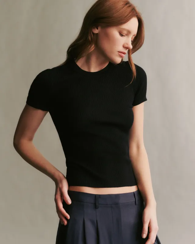 Tease top in merino wool sold by TWP CLOTHING