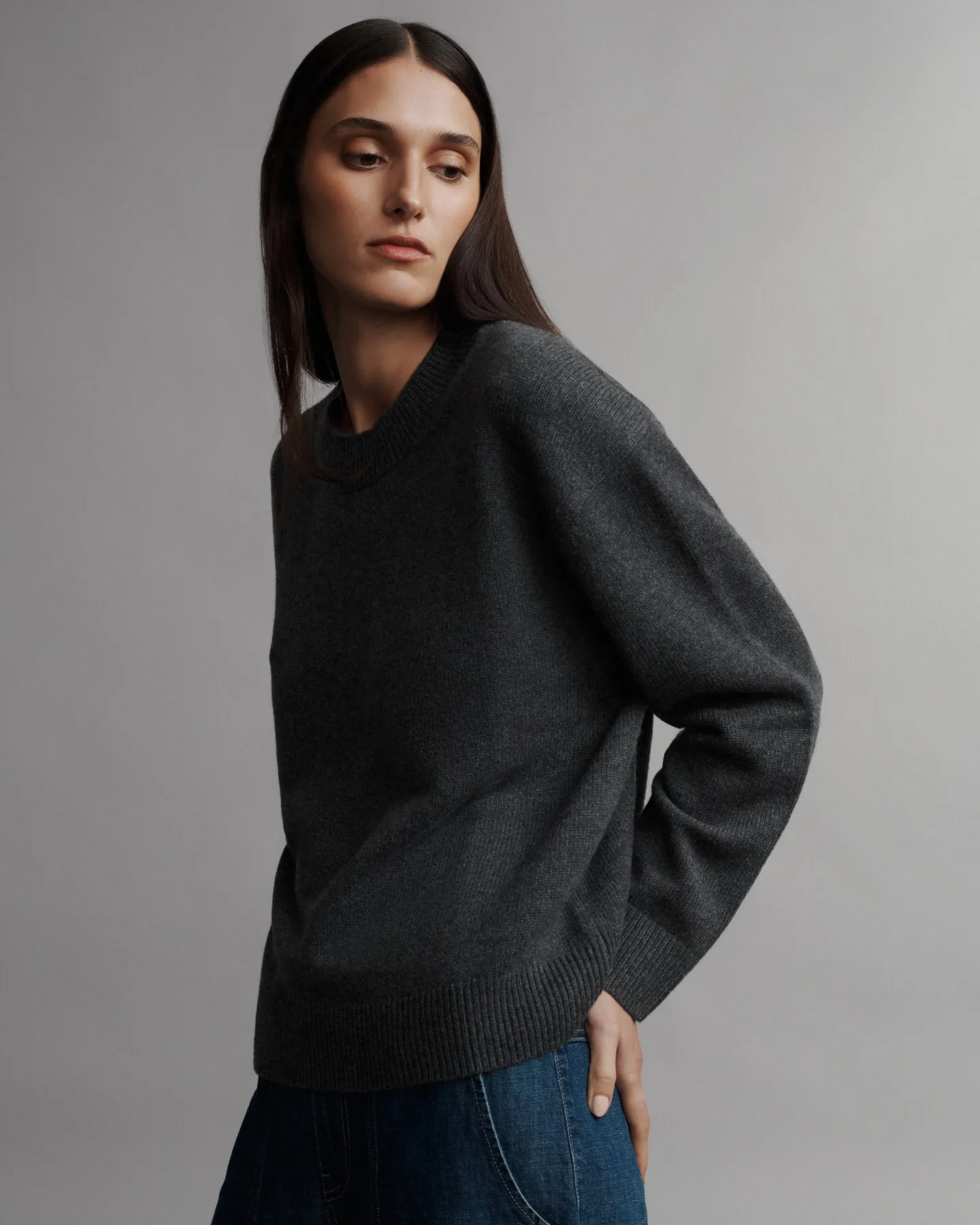 Boy Crewneck in Cashmere sold by TWP CLOTHING product image thumbnail 3