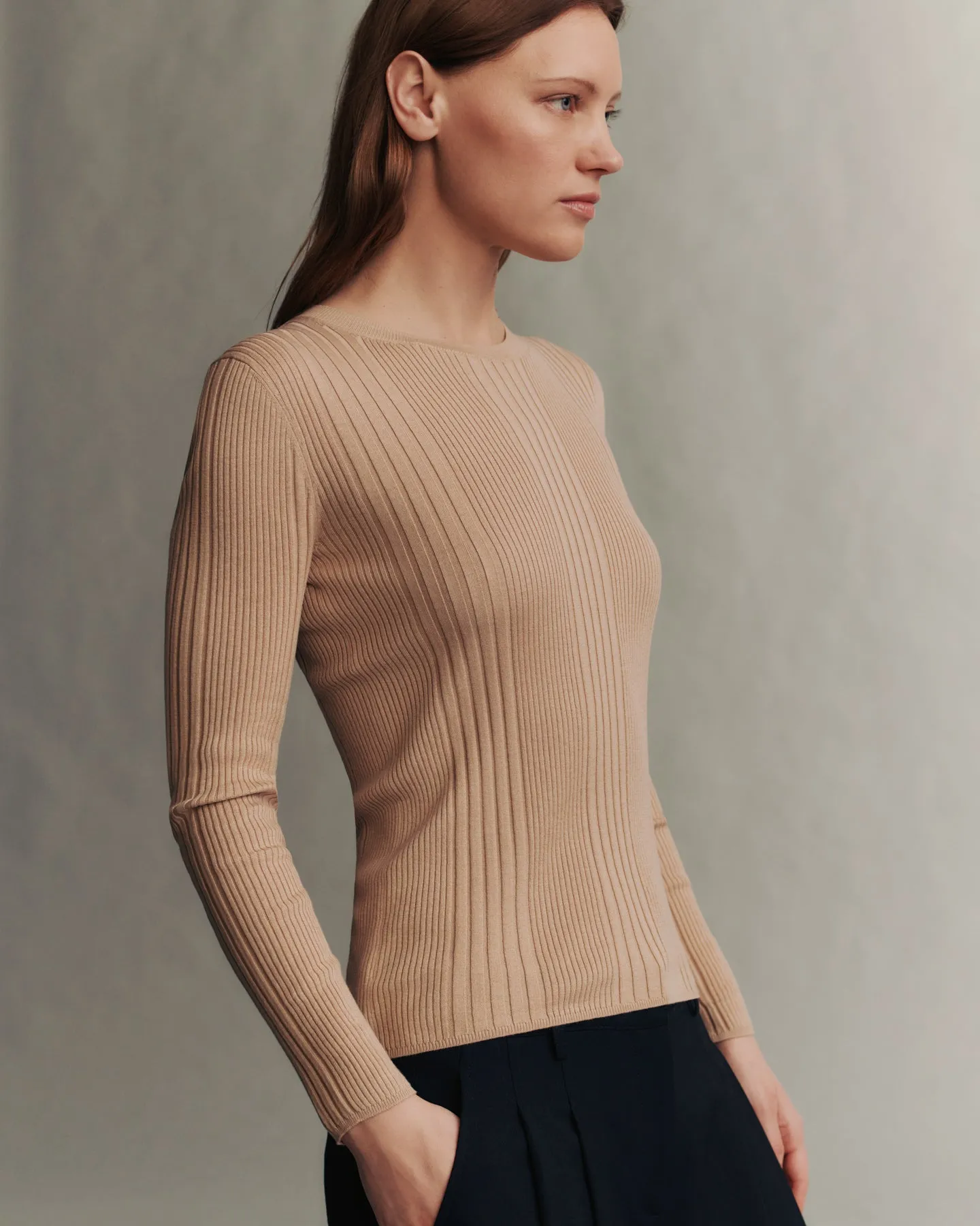 First Base Top in silk organic cotton sold by TWP CLOTHING product image thumbnail 3