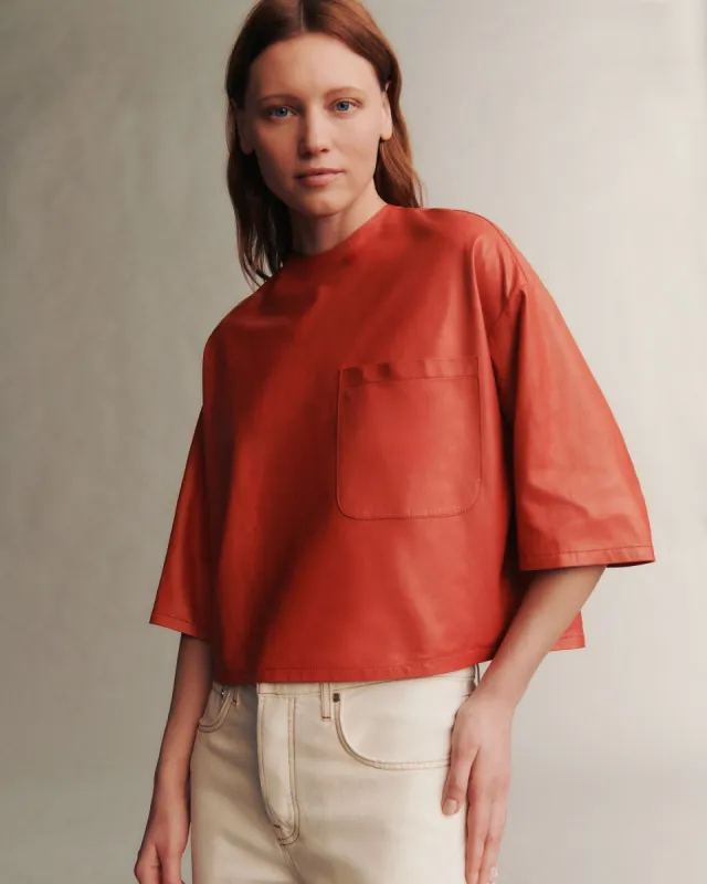 Leather Ex T in Paper Leather sold by TWP CLOTHING