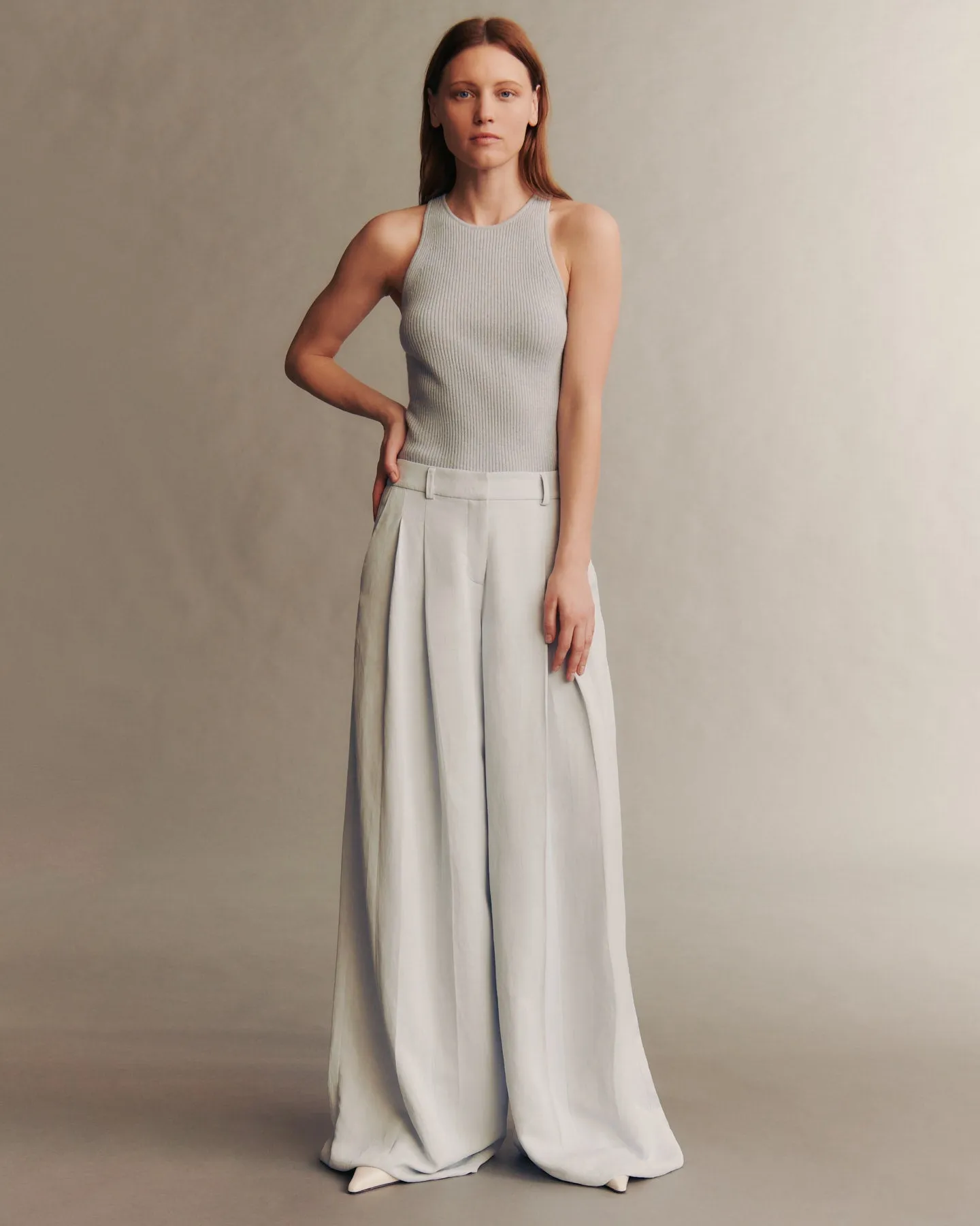 Didi Pant in Coated Viscose Linen sold by TWP CLOTHING product image thumbnail 5