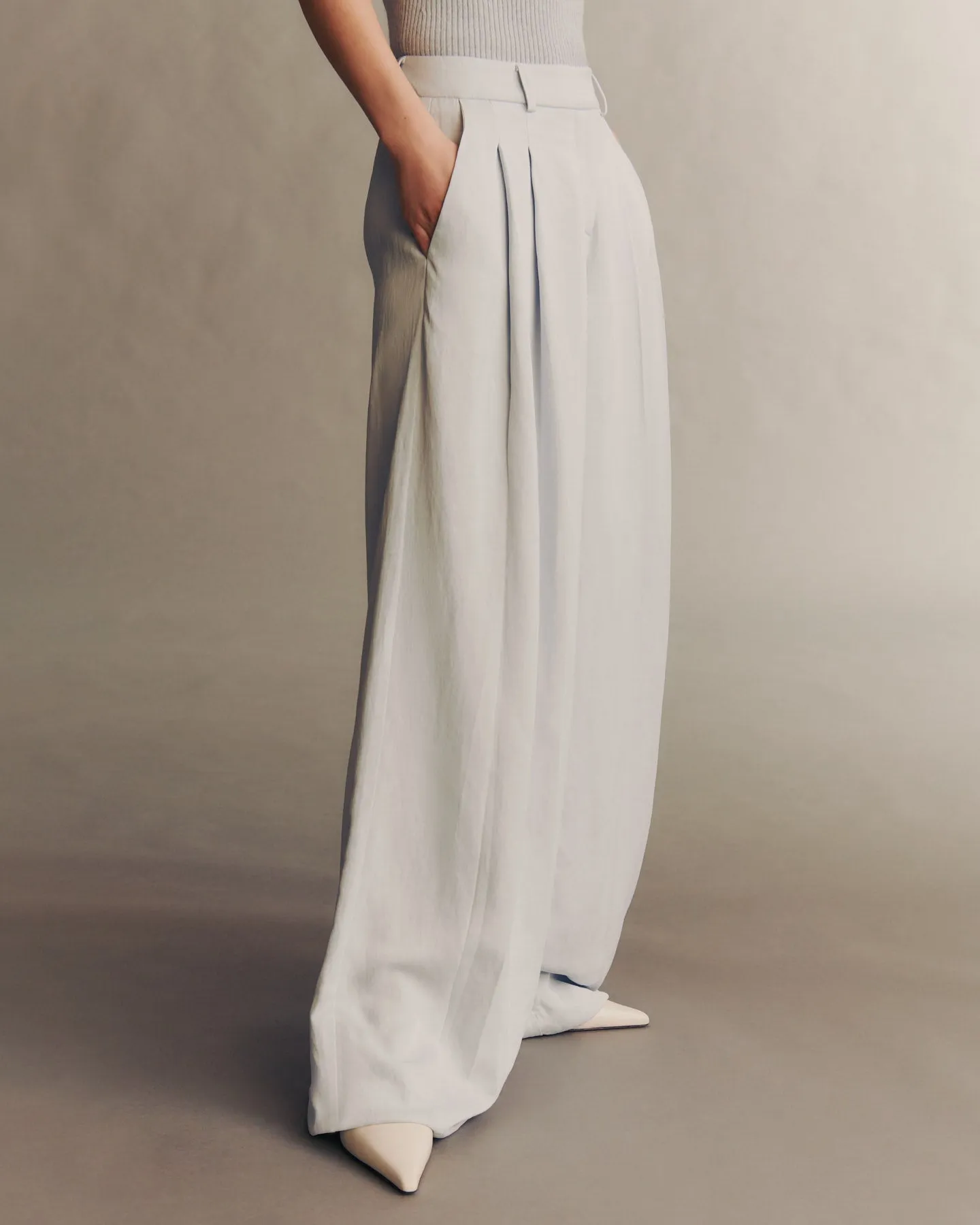 Didi Pant in Coated Viscose Linen sold by TWP CLOTHING product image thumbnail 4