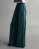Eva Pant With Bias Trim in Coated Viscose Linen sold by TWP CLOTHING