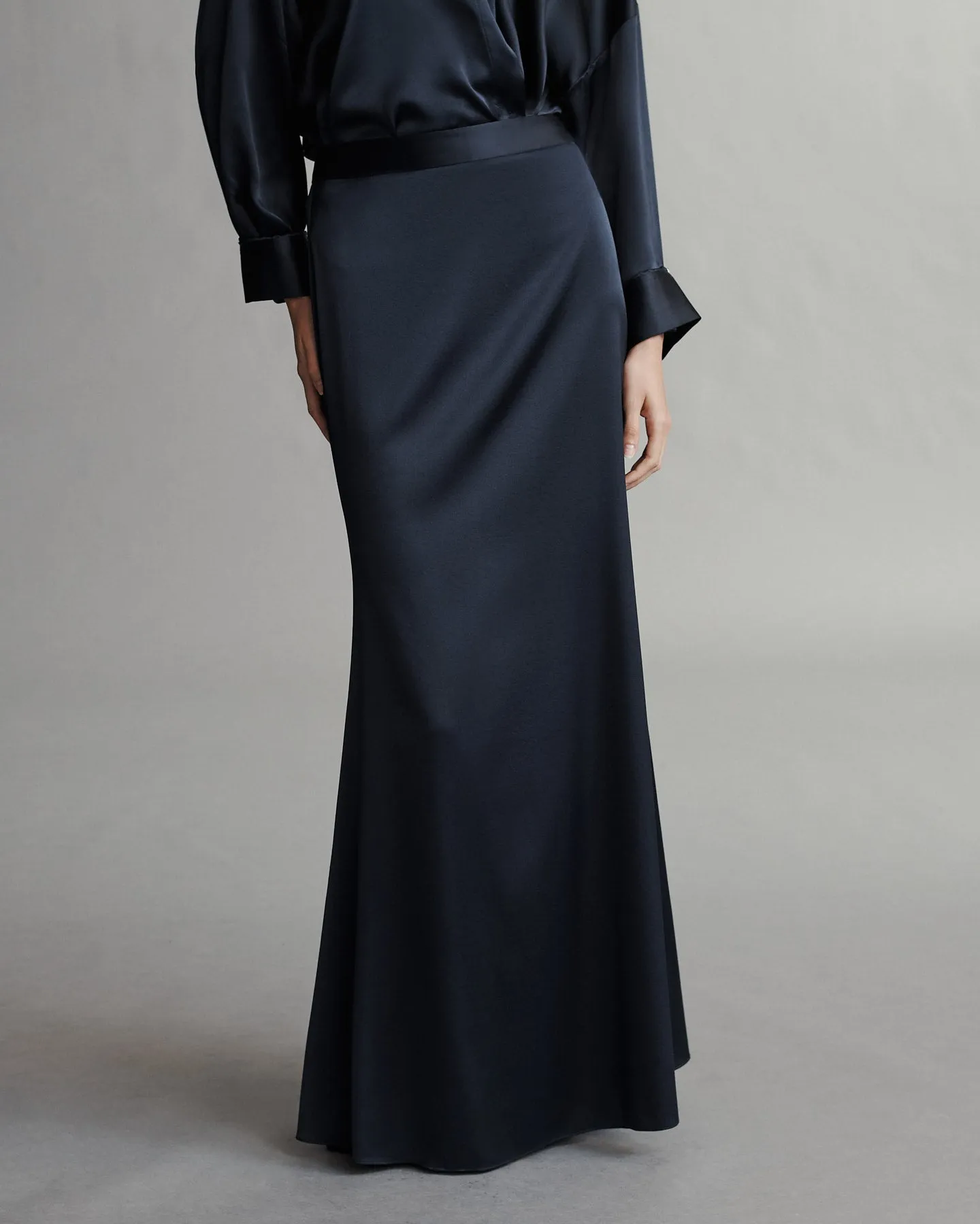 At Last Skirt in Silk Charmeuse sold by TWP CLOTHING