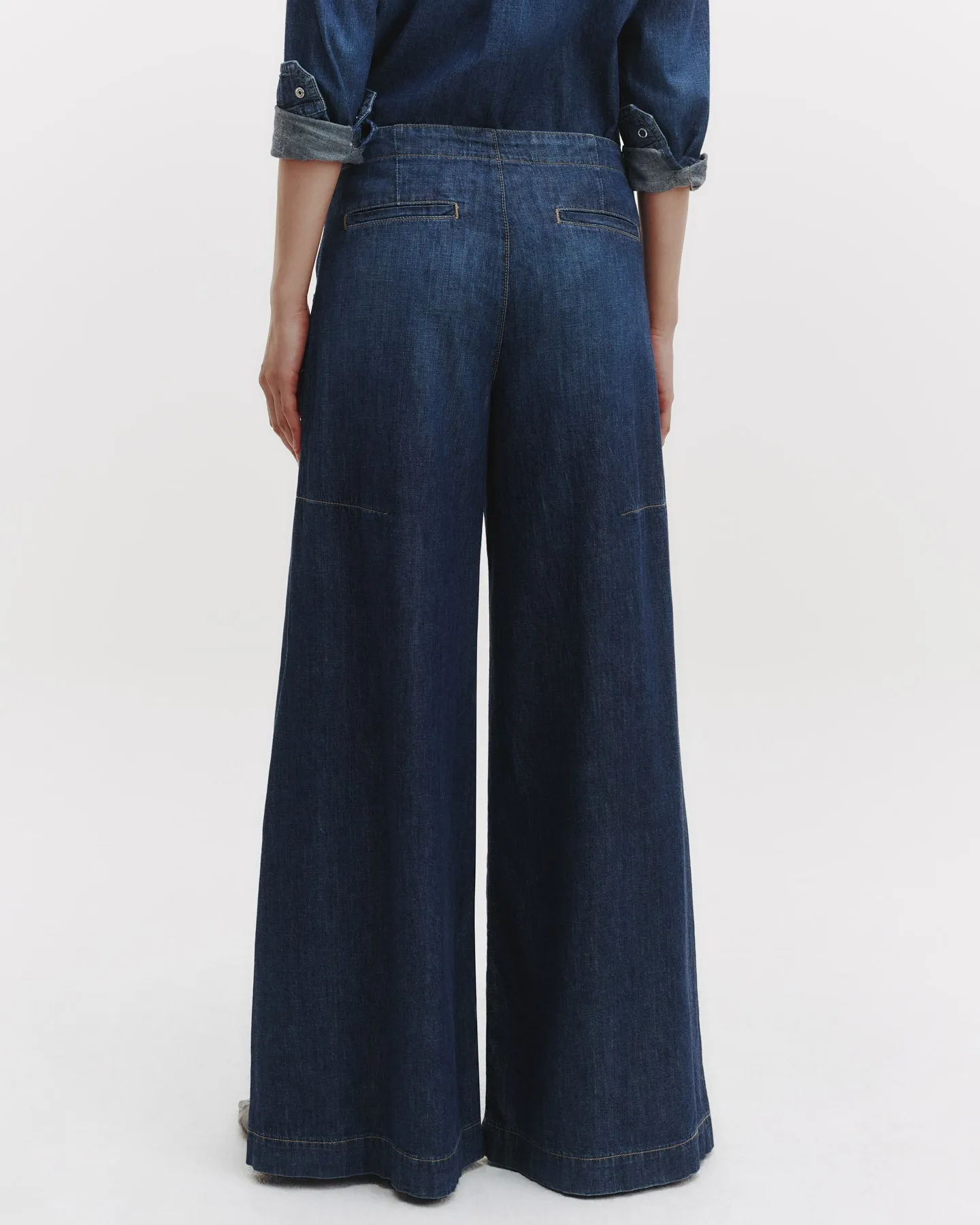 Lulu Jean in Lightweight Denim sold by TWP CLOTHING product image thumbnail 4