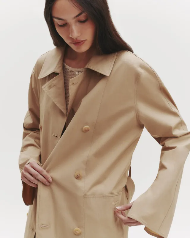 Back and Forth Trench in Dense Cotton Poplin sold by TWP CLOTHING