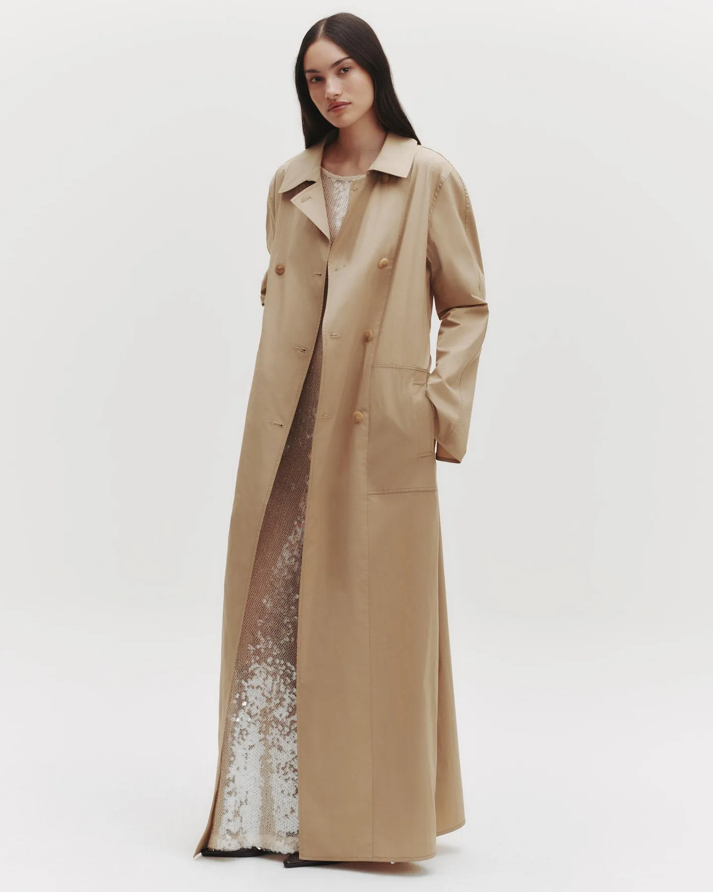 Back and Forth Trench in Dense Cotton Poplin sold by TWP CLOTHING product image thumbnail 3