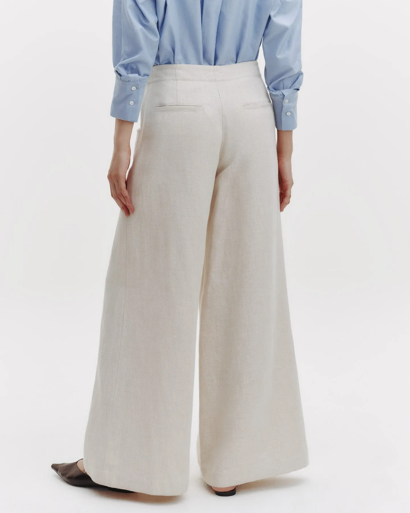 Demie Pant in Cotton Linen Twill sold by TWP CLOTHING product image thumbnail 5
