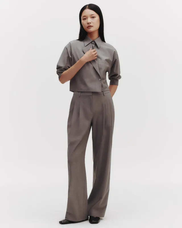 Sulli Pant in Ultrafine Stretch Suiting sold by TWP CLOTHING
