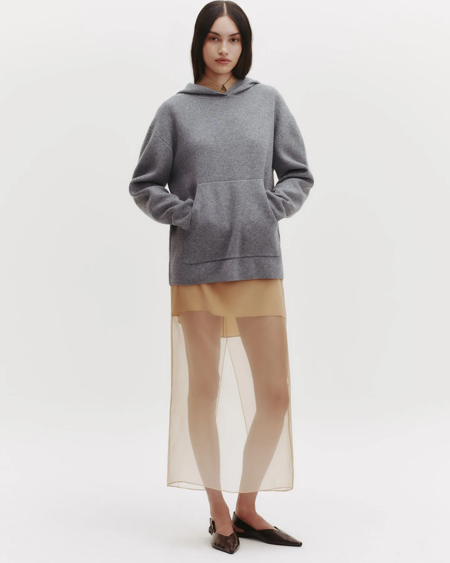 Hoodie in Cashmere sold by TWP CLOTHING