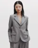Supper Jacket in Ultrafine Stretch Suiting sold by TWP CLOTHING