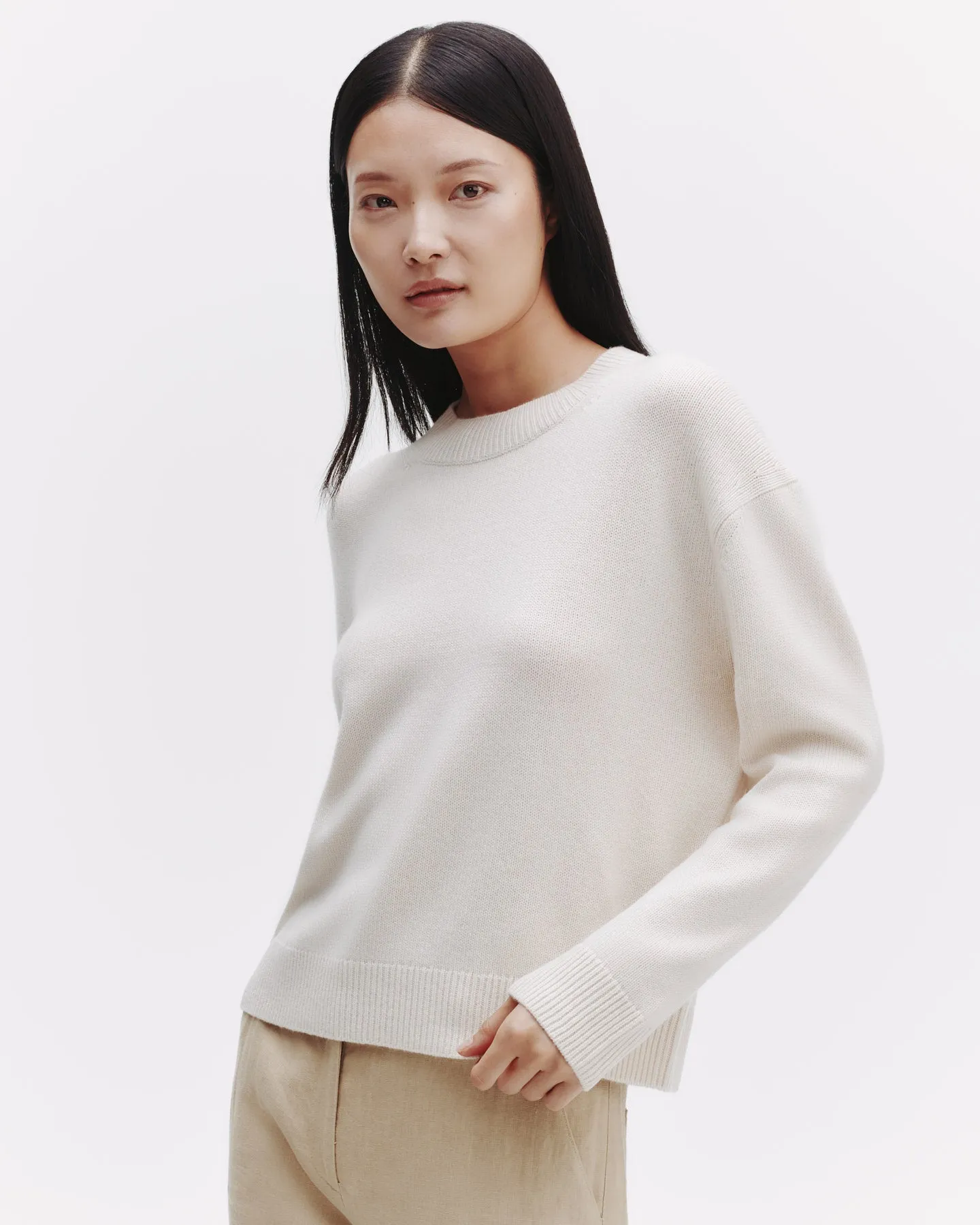 Boy Crewneck in Cashmere sold by TWP CLOTHING