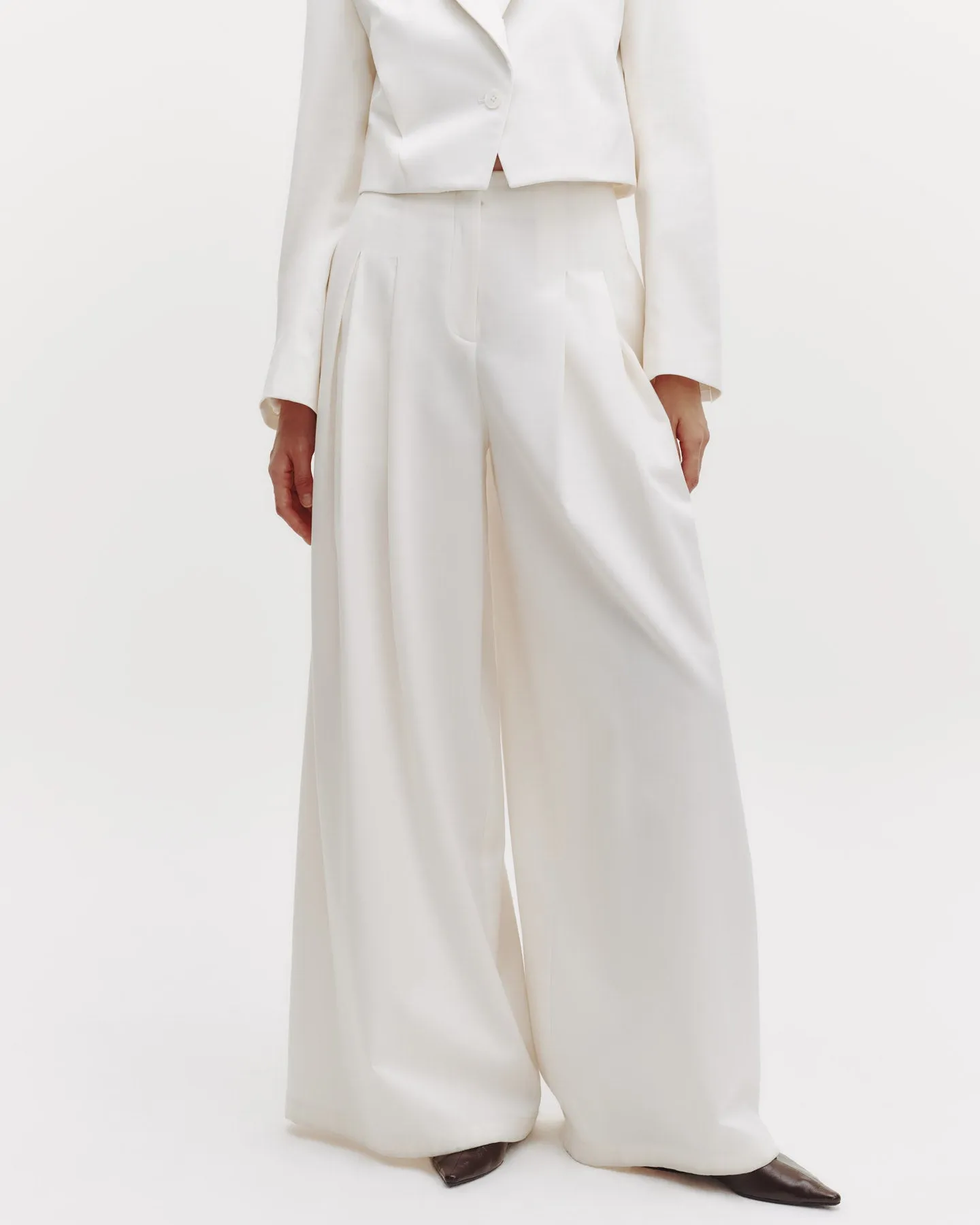 Drew Pant in Cotton Tux Wool sold by TWP CLOTHING product image thumbnail 2