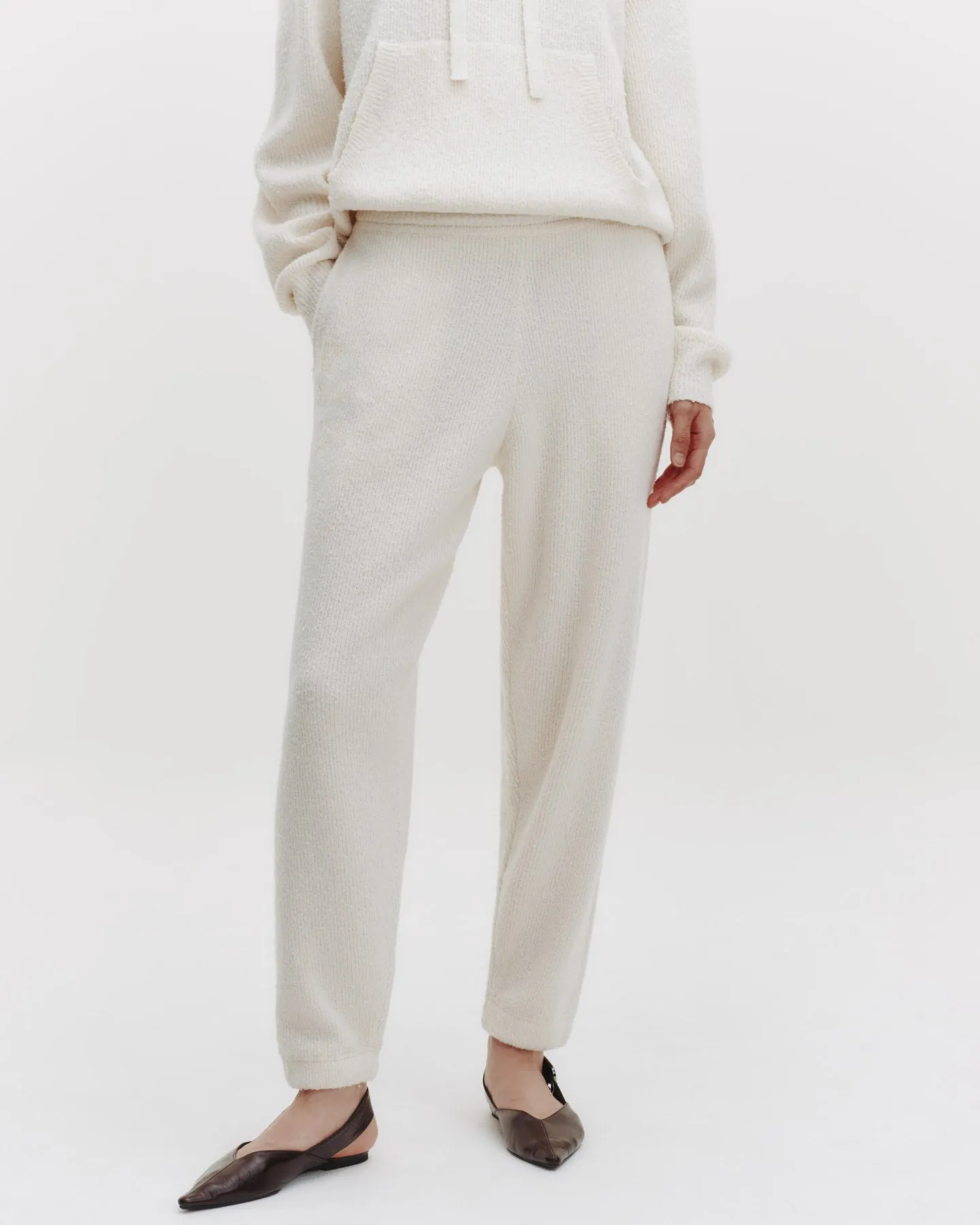 Sweatpant in Nubby Cashmere Silk sold by TWP CLOTHING product image thumbnail 2