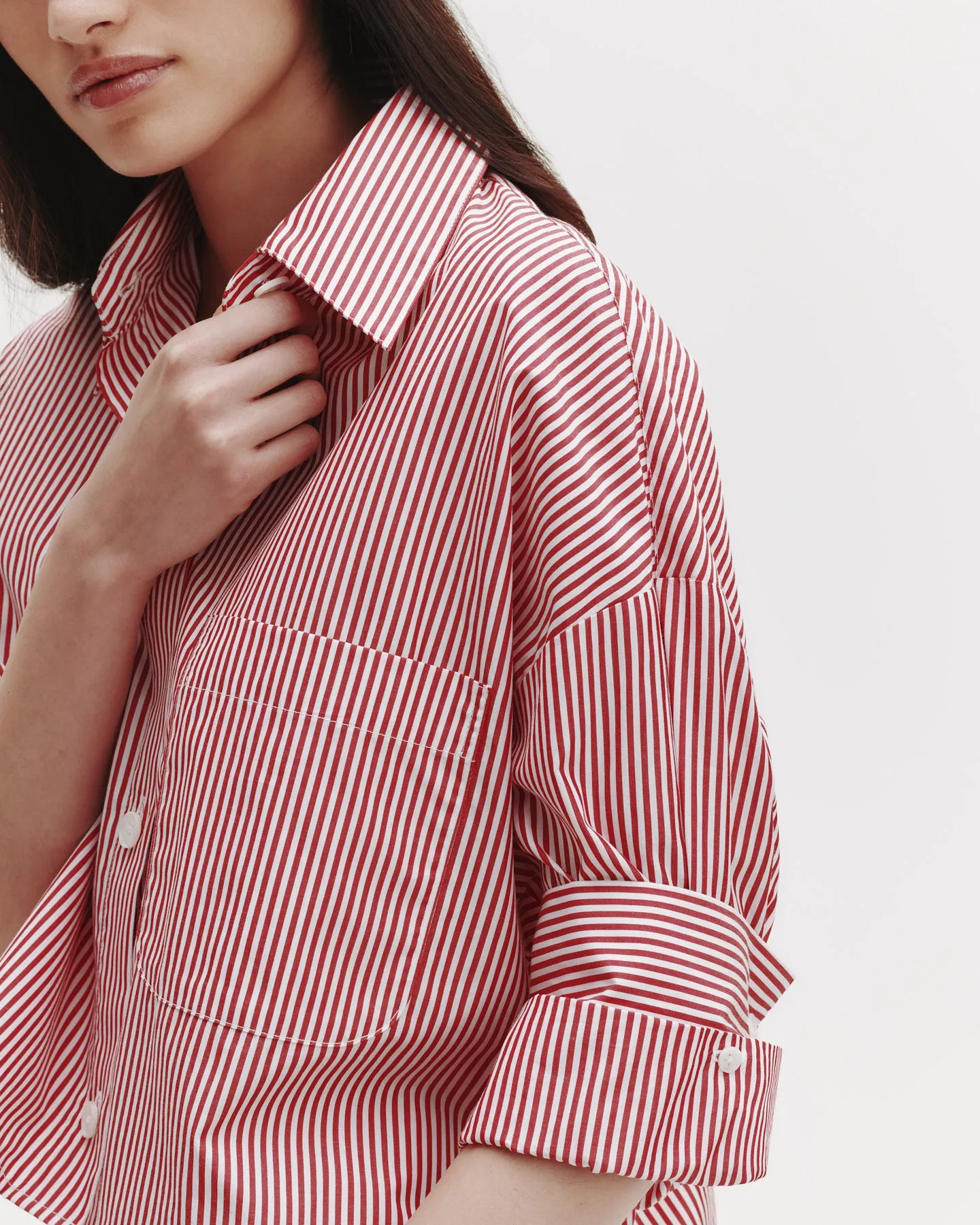 Next Ex Shirt in Striped Cotton sold by TWP CLOTHING product image thumbnail 3