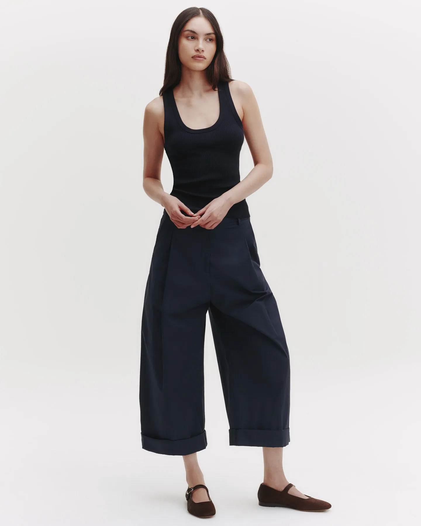 Knit Tank in Cotton Rib sold by TWP CLOTHING product image thumbnail 3