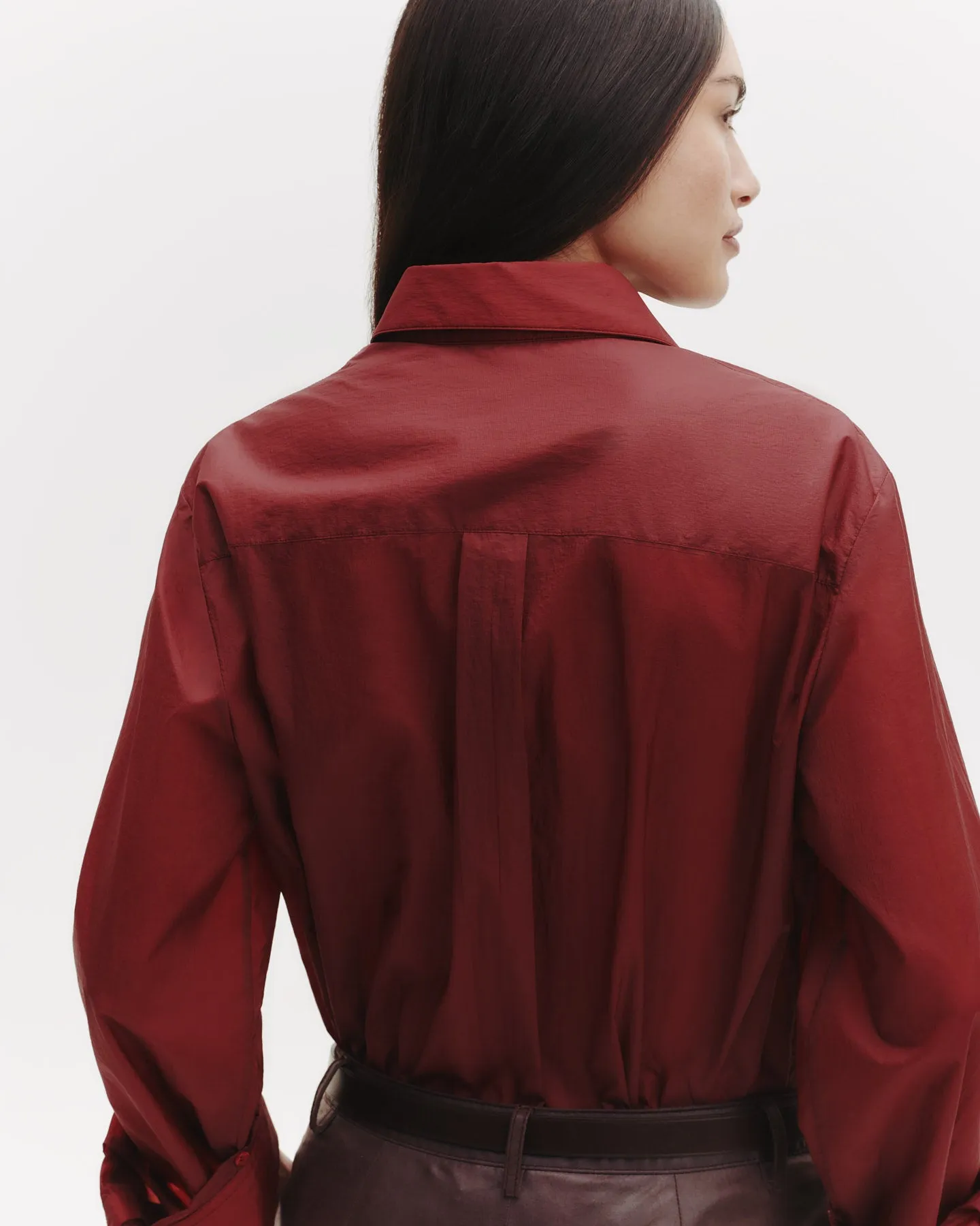 The Next Morning Shirt in Nylon sold by TWP CLOTHING product image thumbnail 5