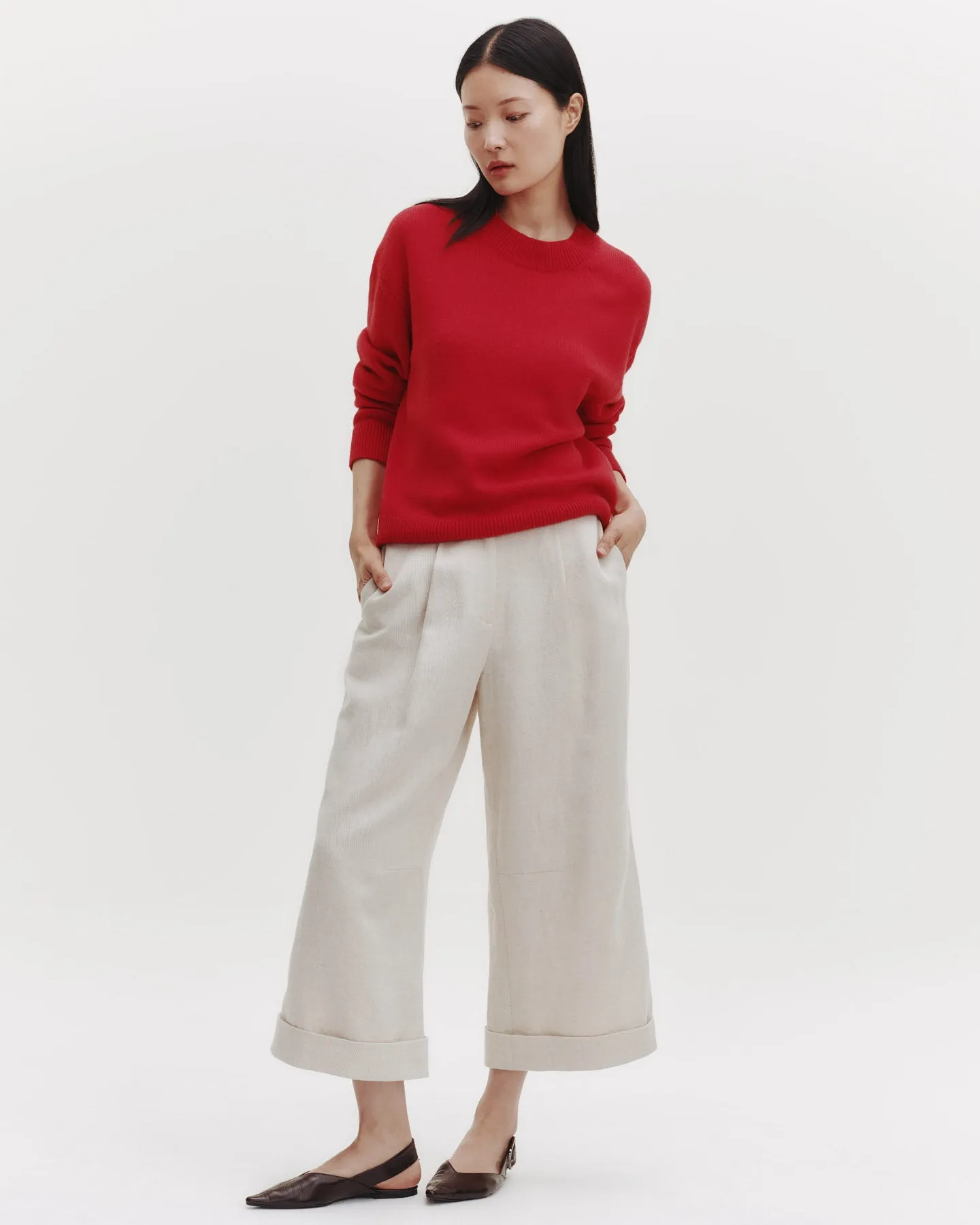 Boy Crewneck in Cashmere sold by TWP CLOTHING product image thumbnail 5