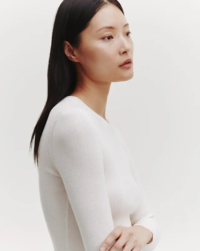 Knit Crewneck in Cotton Rib sold by TWP CLOTHING