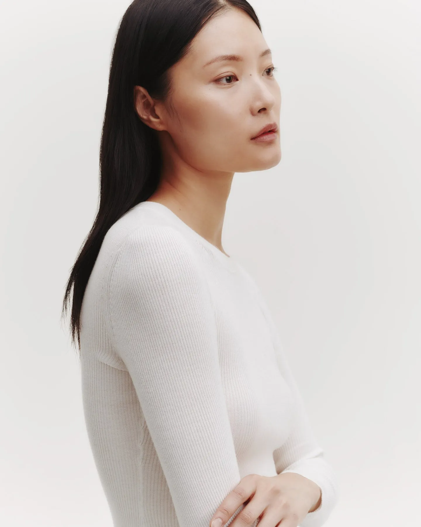 Knit Crewneck in Cotton Rib sold by TWP CLOTHING