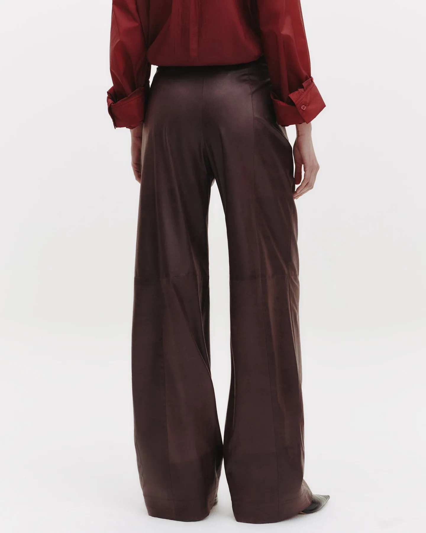 Sulli Pant in Paper Leather sold by TWP CLOTHING product image thumbnail 4