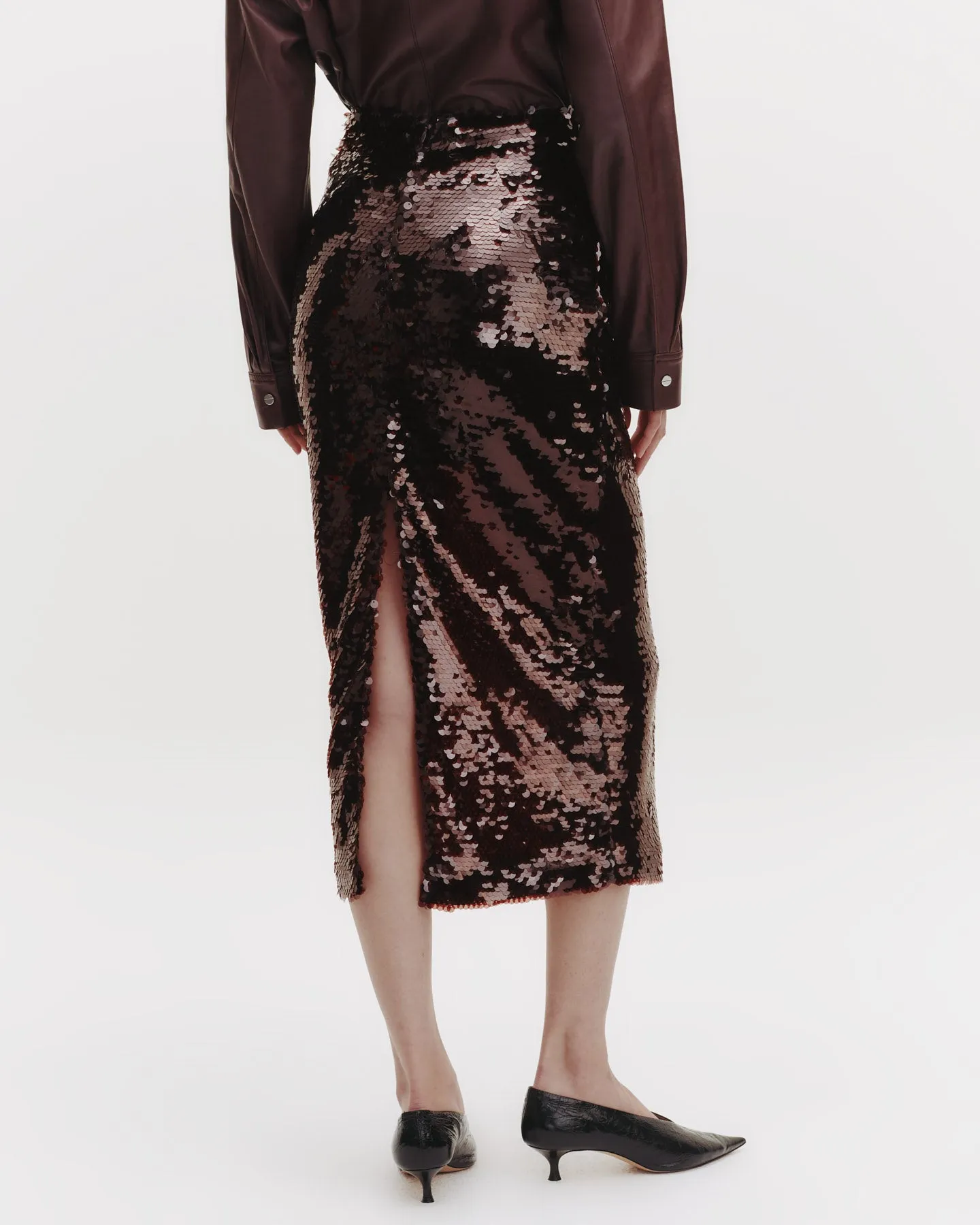 Sylkie Skirt with Paillettes sold by TWP CLOTHING product image thumbnail 4