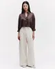 Soon To Be Ex Shirt in Silk Charmeuse sold by TWP CLOTHING