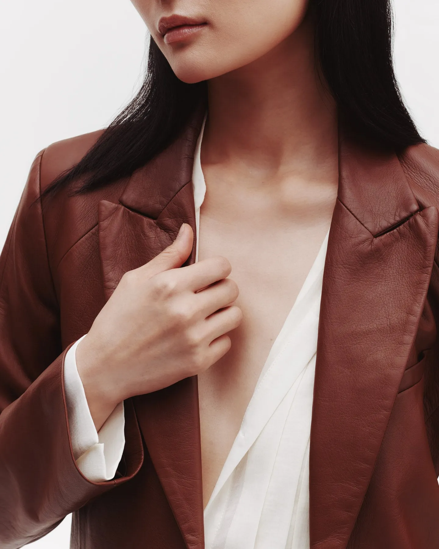 Joshua Blazer in Vintage Leather sold by TWP CLOTHING product image thumbnail 4