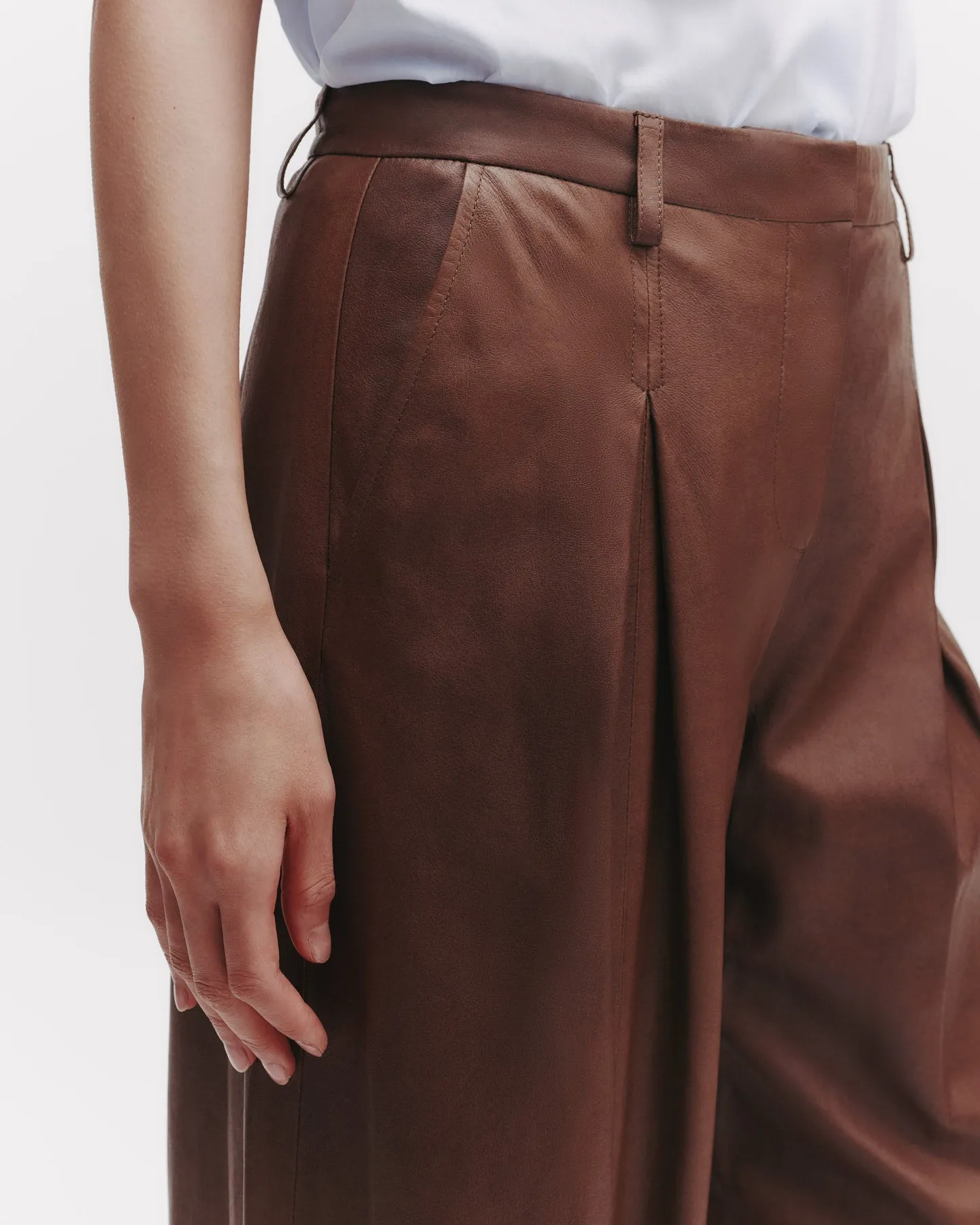 Sullivan Pant in Paper Leather sold by TWP CLOTHING product image thumbnail 2
